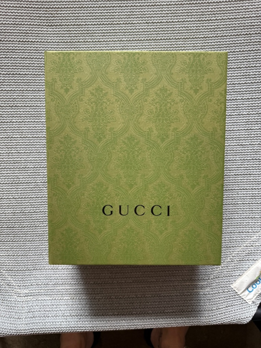 Gucci Green Gift Box w/ Tissue Paper & Sticker – Empty Packaging